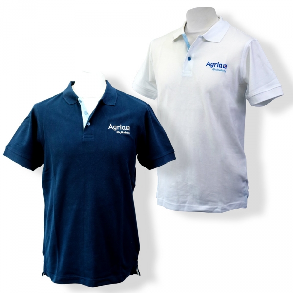 Pique Herre, hvit eller marine i gruppen Agria Shop /  Klr hos AgriaShop (AGR2226r)