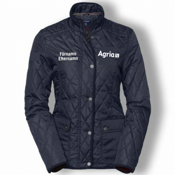 Jakke vattert Dame, Marine i gruppen Agria Shop /  Klr hos AgriaShop (AGRK811500r)