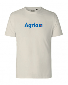 Unisex beige funksjonell t-skjorte  