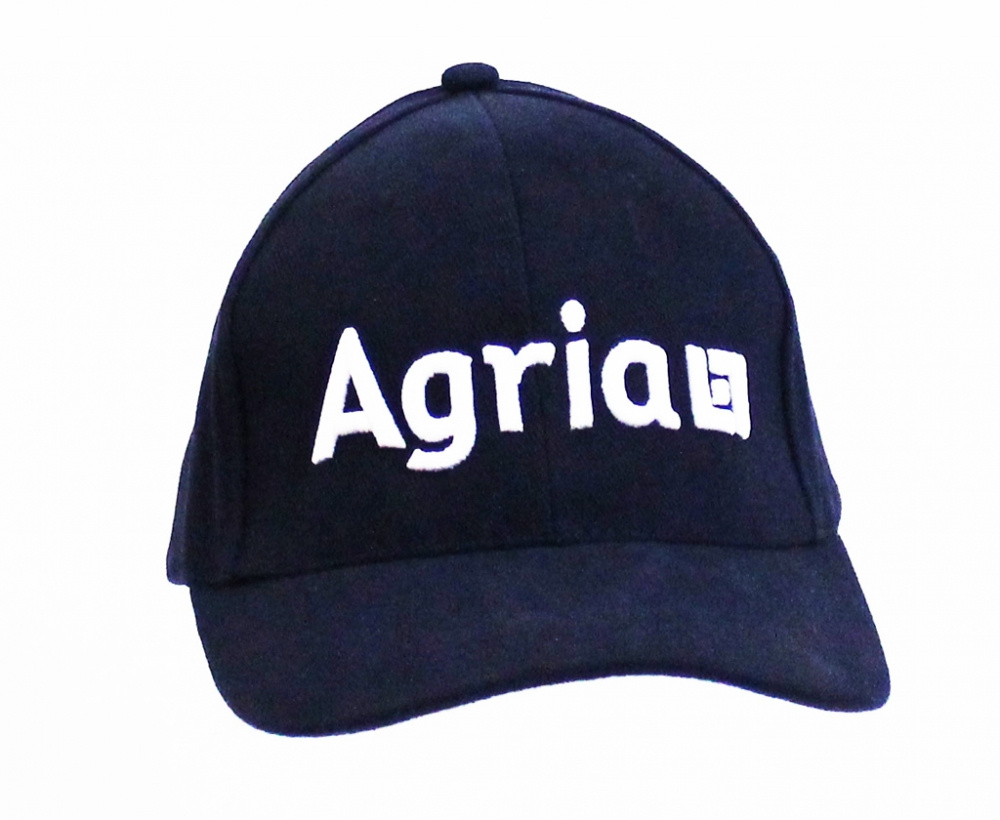 Caps marine med hvit stor Agria logo